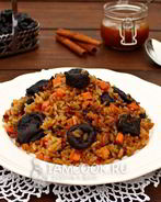 Сладкий плов в мультиварке