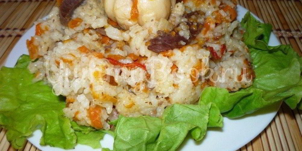 Как приготовить свиные потроха с рисом в мультиварке