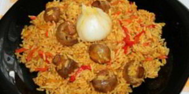 Рецепт вегетарианский плов с грибами