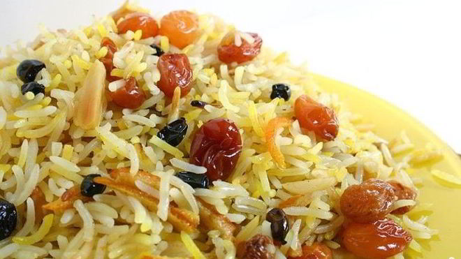 Рецепт Вегетарианский плов с сухофруктами