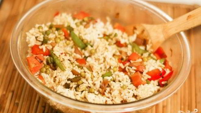 Рецепт Вегетарианский плов в мультиварке