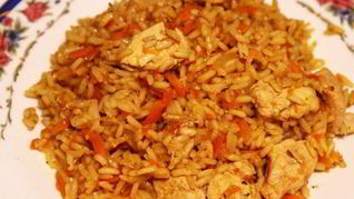 Рецепт Вкусный плов с курицей