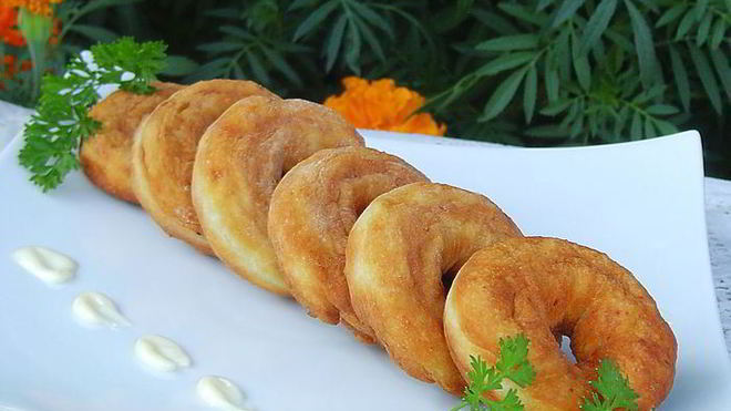 Рецепт Праздничный картофельный гарнир Крученики