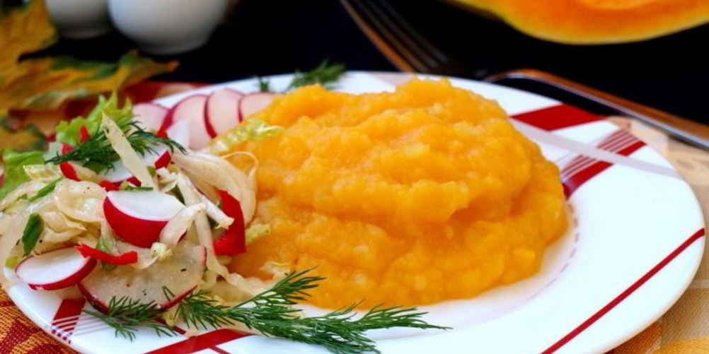 Как приготовить пюре из тыквы и картофеля