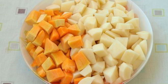 Рецепт пюре из тыквы и картофеля