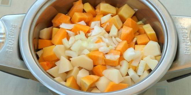 Рецепт пюре из тыквы и картофеля