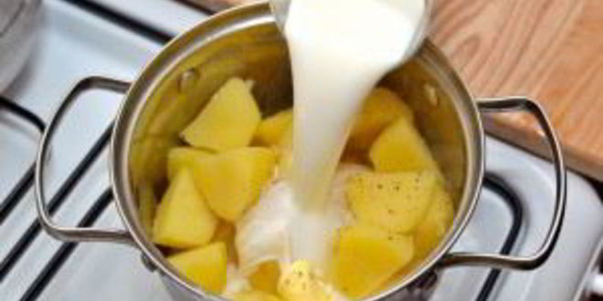 Рецепт пюре картофельное с молоком