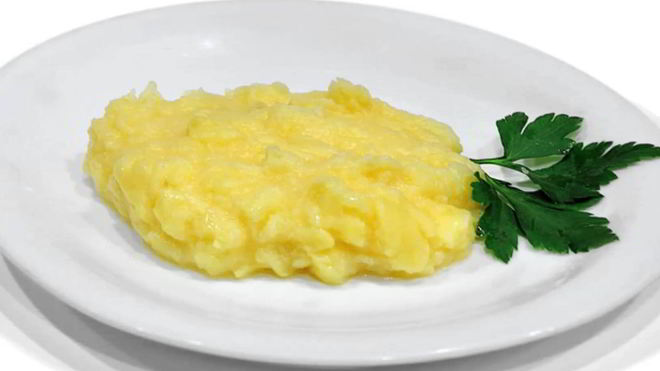 Рецепт Пюре картофельное с яйцом без молока