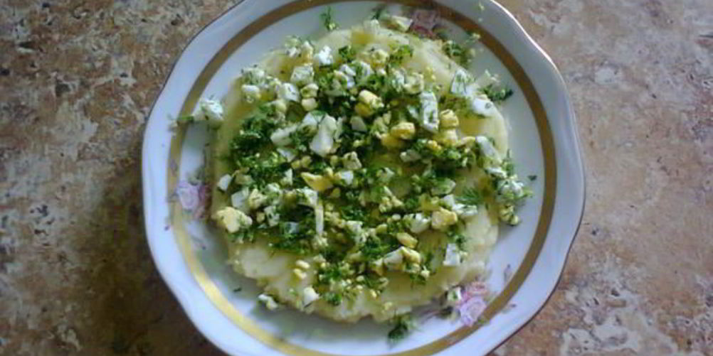 Рецепт картофельное пюре с печеным чесноком