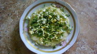 Рецепт Пюре картофельное с яйцом