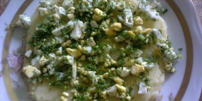 Рецепт пюре картофельное с яйцом