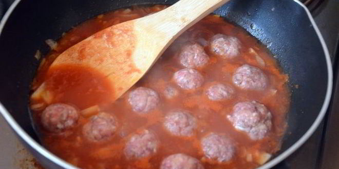 Рецепт фарфалле с рагу из фрикаделек