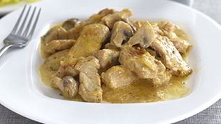 Рецепт Фрикасе из индейки в мультиварке