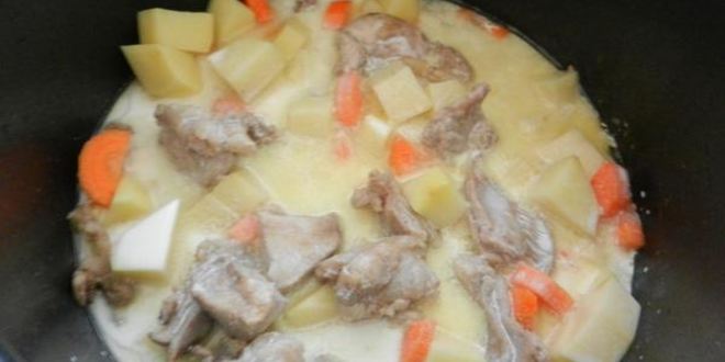 Рецепт фрикасе из кролика