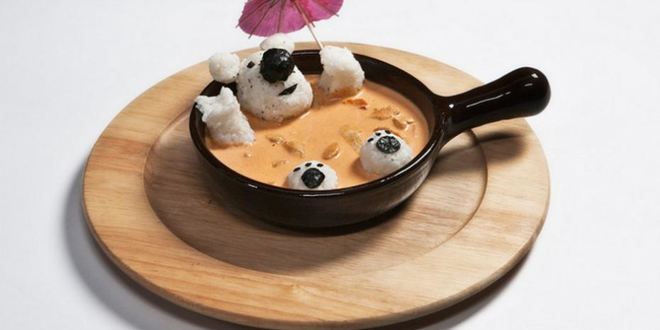 Рецепт фрикасе из курицы с рисовым медвежонком