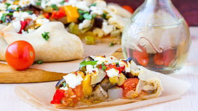 Рецепт Галета Бриам с греческим овощным рагу