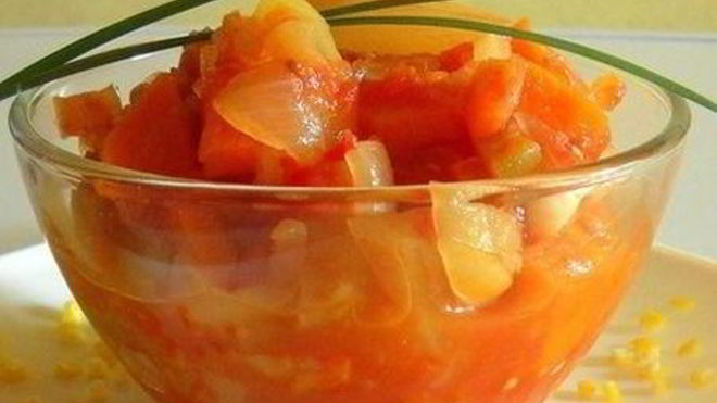 Рецепт Кабачковое рагу на зиму