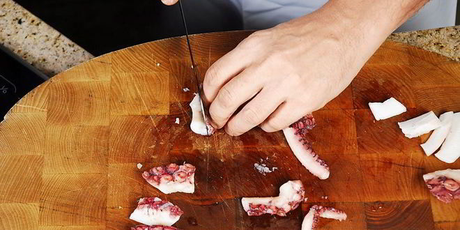 Рецепт капоната с морепродуктами