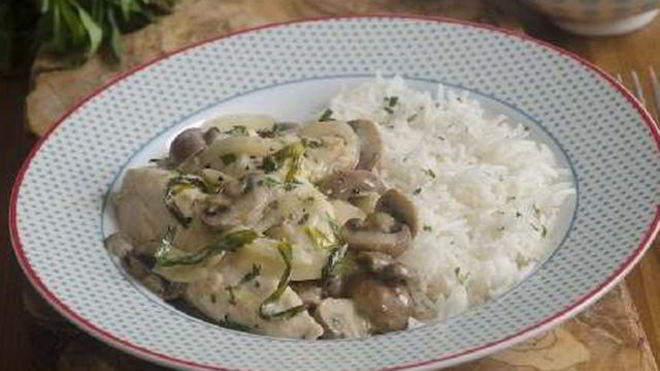 Рецепт Куриное фрикасе