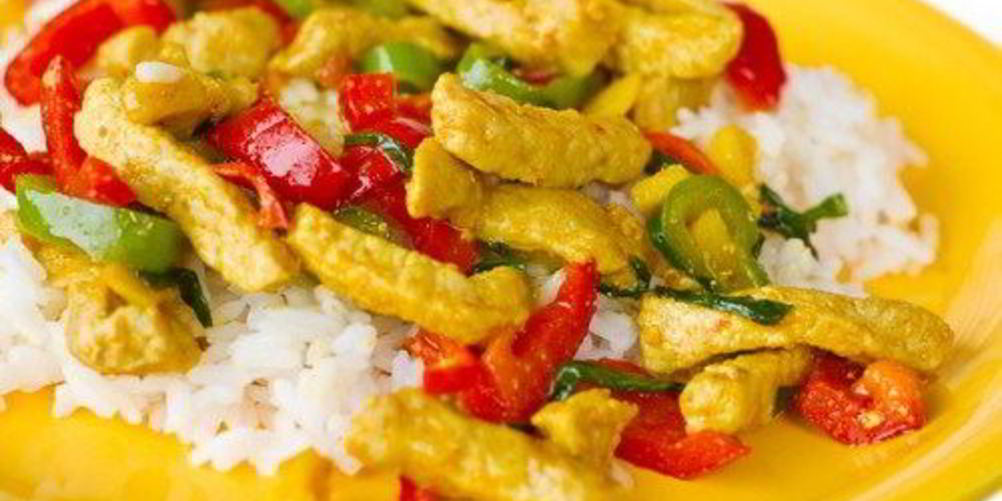 Как приготовить куриное рагу с грибами и перцами