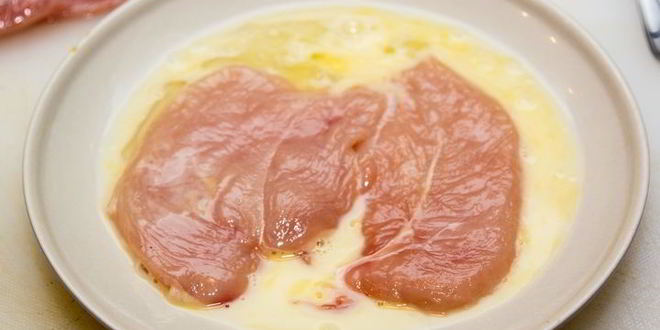 Рецепт куриный шницель с овощным рагу