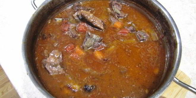 Рецепт мясное рагу по-французски