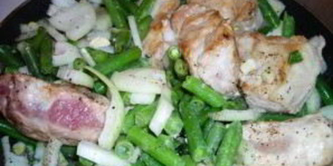 Рецепт мясное рагу со спаржевой фасолью