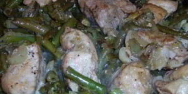 Рецепт мясное рагу со спаржевой фасолью