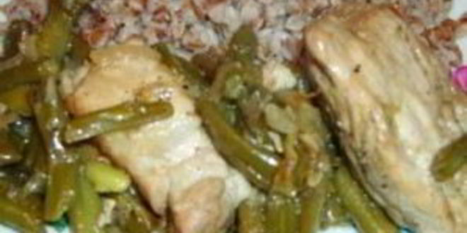 Рецепт мясное рагу со спаржевой фасолью