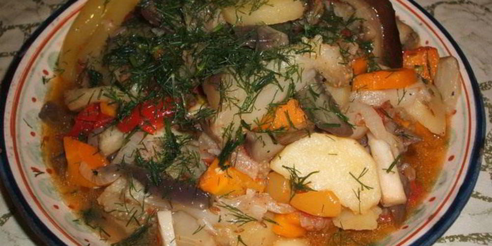 Рецепт овощное рагу с болгарским перцем