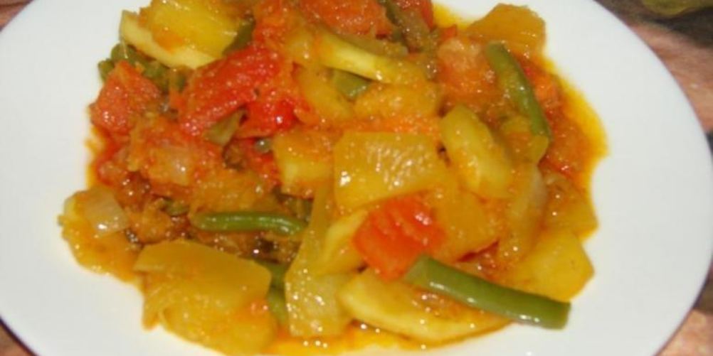 Рецепт рагу из говядины и красной фасоли в томатном соусе