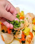 Овощное рагу из куриной грудки