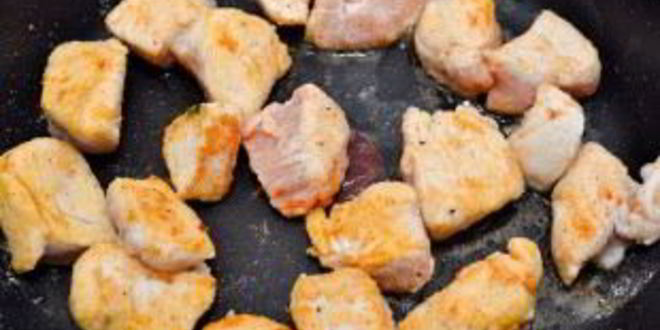 Рецепт овощное рагу из куриной грудки