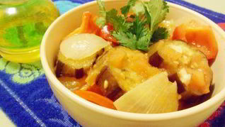 Рецепт Овощное рагу с баклажанами по-арабски