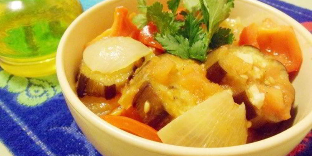 Как приготовить овощное рагу с баклажанами по-арабски