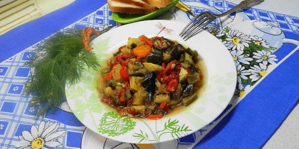Как приготовить овощное рагу с баклажанами в мультиварке