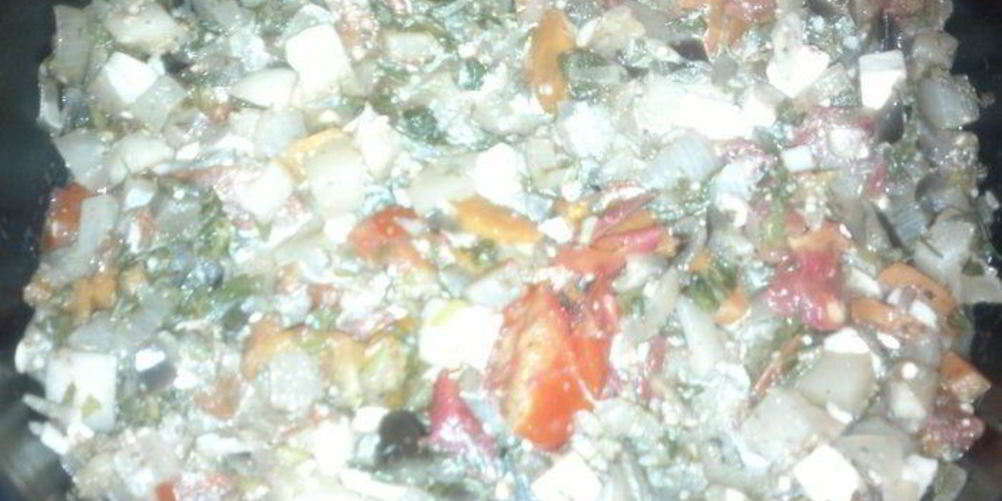 Как приготовить овощное рагу с брынзой и оливками