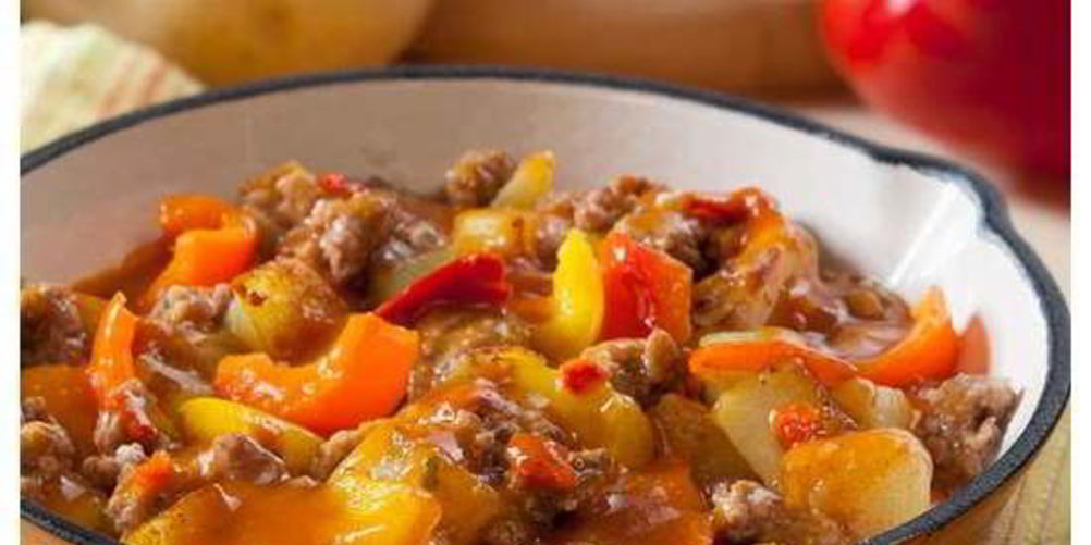 Как приготовить овощное рагу с фаршем в сливках