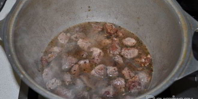 Рецепт овощное рагу с говядиной