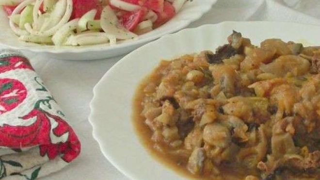 Рецепт Овощное рагу с грибами
