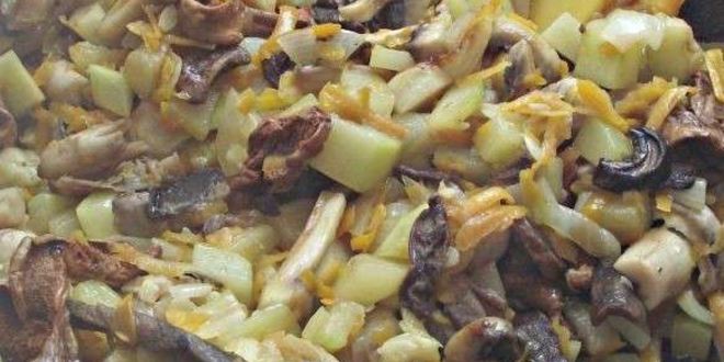 Рецепт овощное рагу с грибами