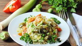 Рецепт Овощное рагу с капустой