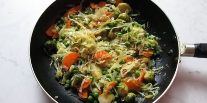 Рецепт овощное рагу с капустой