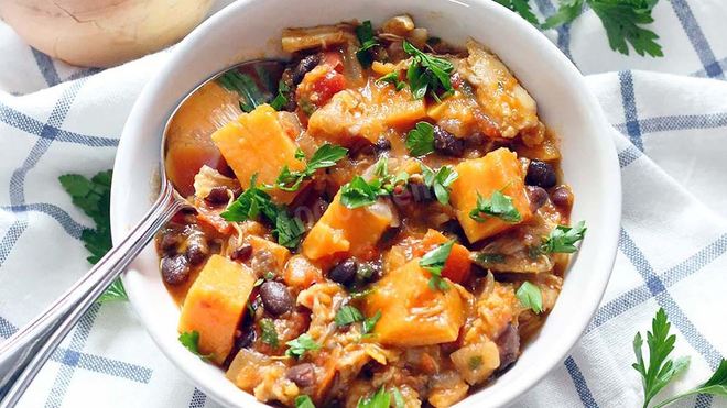 Рецепт Овощное рагу с куриной грудкой