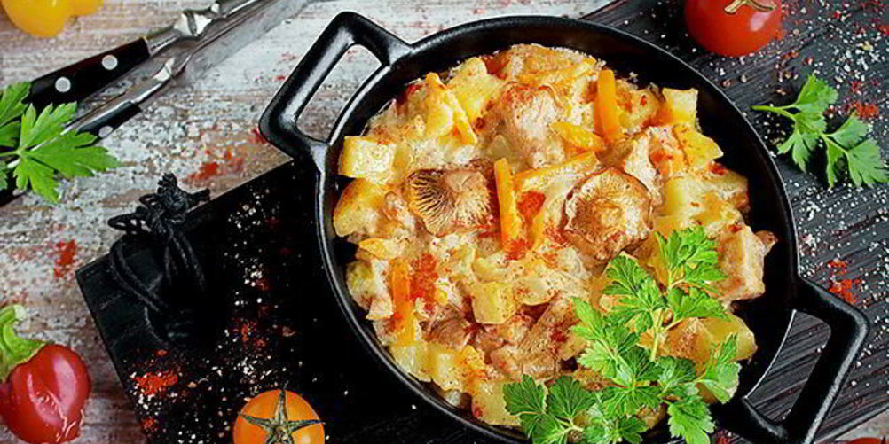 Как приготовить овощное рагу с лисичками