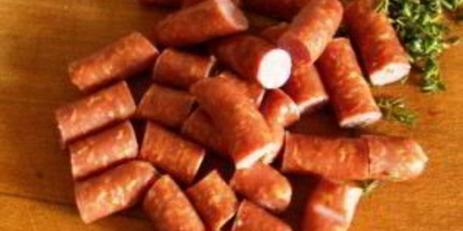 Рецепт овощное рагу с охотничьими колбасками