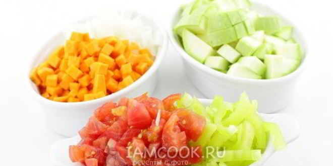 Рецепт овощное рагу с рисом