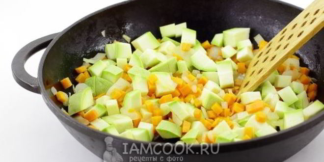 Рецепт овощное рагу с рисом