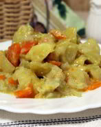 Овощное рагу со сливками