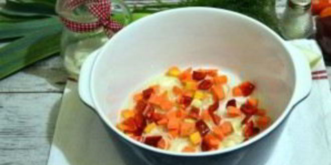 Рецепт овощное рагу со свининой в духовке